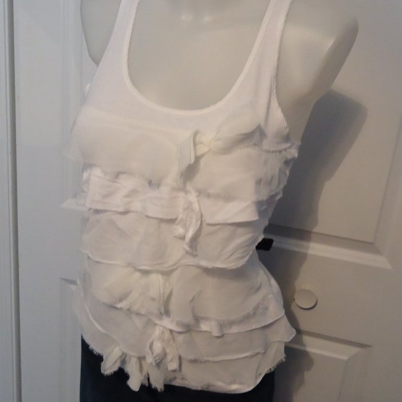 White Abercrombie Tank - Picture 2 of 10